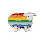 Rainbow Sheep Enamel Pin